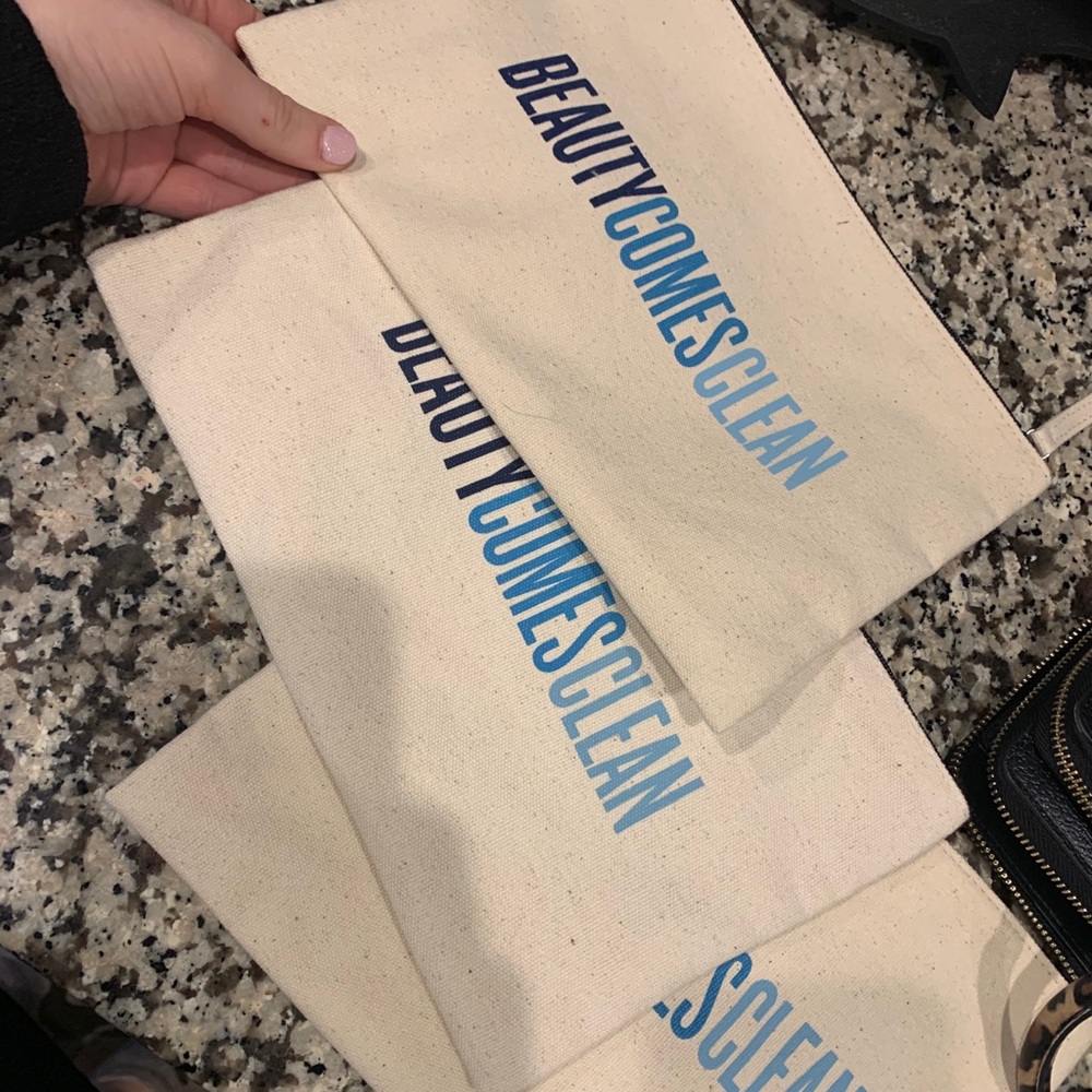 Beauty counter bags